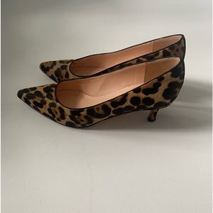 J Crew Collection Dulci Calf Hair kitten heels